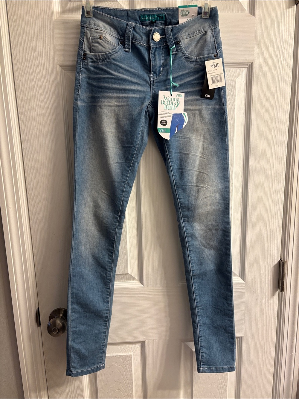 YMI Women's Light Blue Skinny Jeans